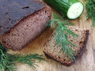 Бородинский бездрожжевой хлеб