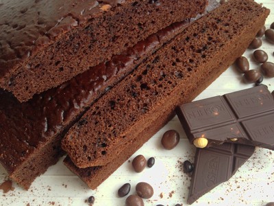 Бисквит на кефире шоколадный