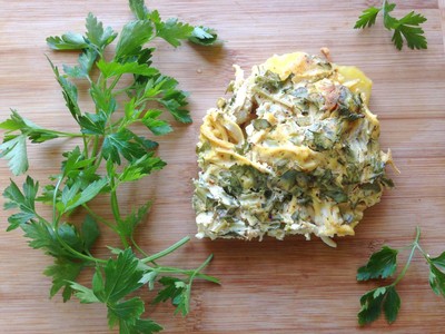 Картофельная запеканка с тофу